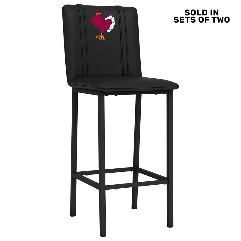 Bar Stool 500 with Virginia Tech Hokies Stand Logo Set of 2