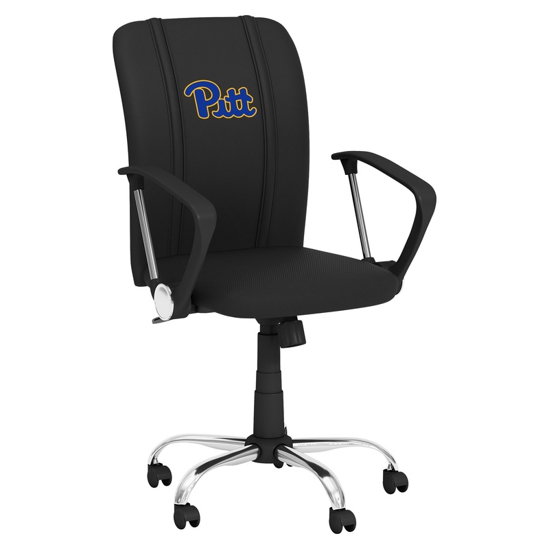 Curve Task Chair with Pittsburgh Panthers Logo