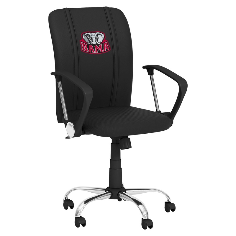 Curve Task Chair with Alabama Crimson Tide Bama Logo