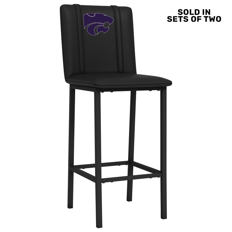 Bar Stool 500 with Kansas State Wildcats Logo Set of 2