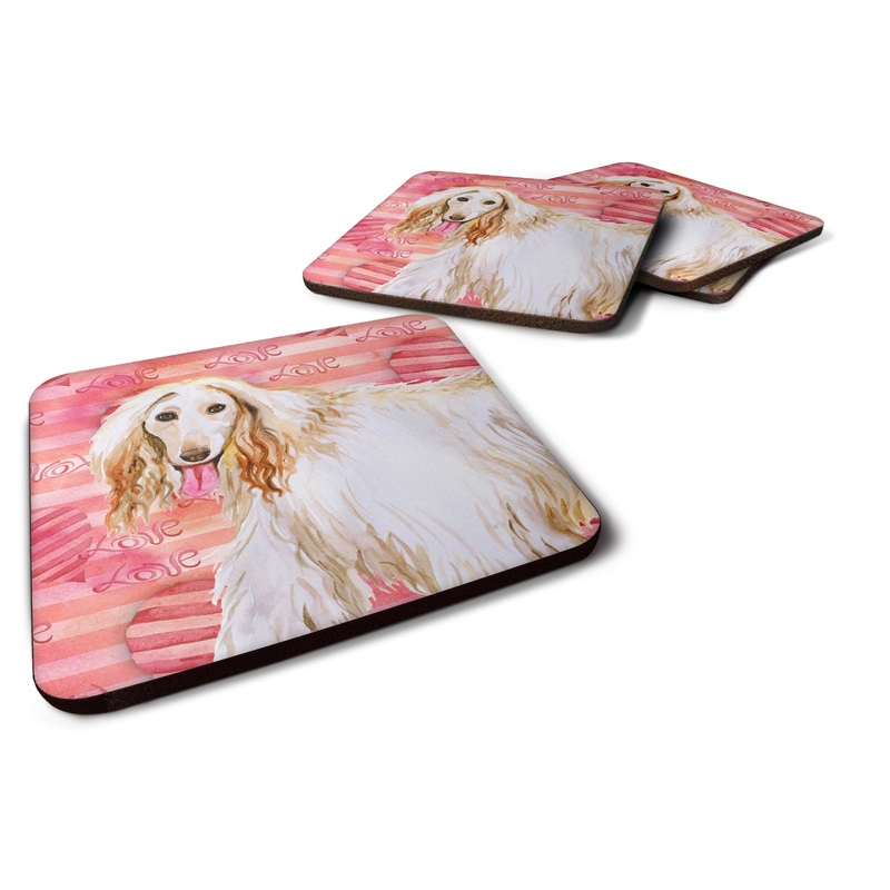 Afghan Hound Love Foam Coaster  BB9789FC