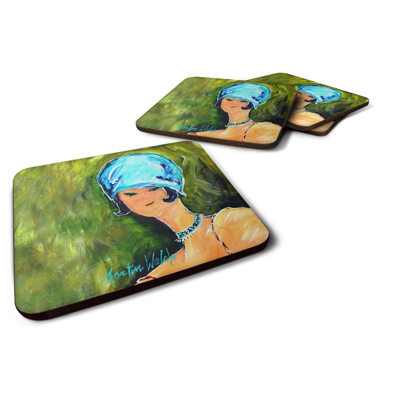 Young Voncile Still in High School Foam Coaster  MW1363FC