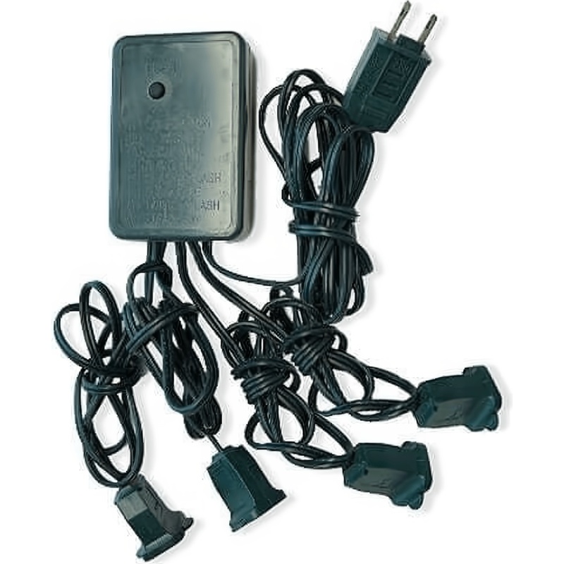 4 Channel Chase Controller with Push Button - 8 Functions, Weatherproof