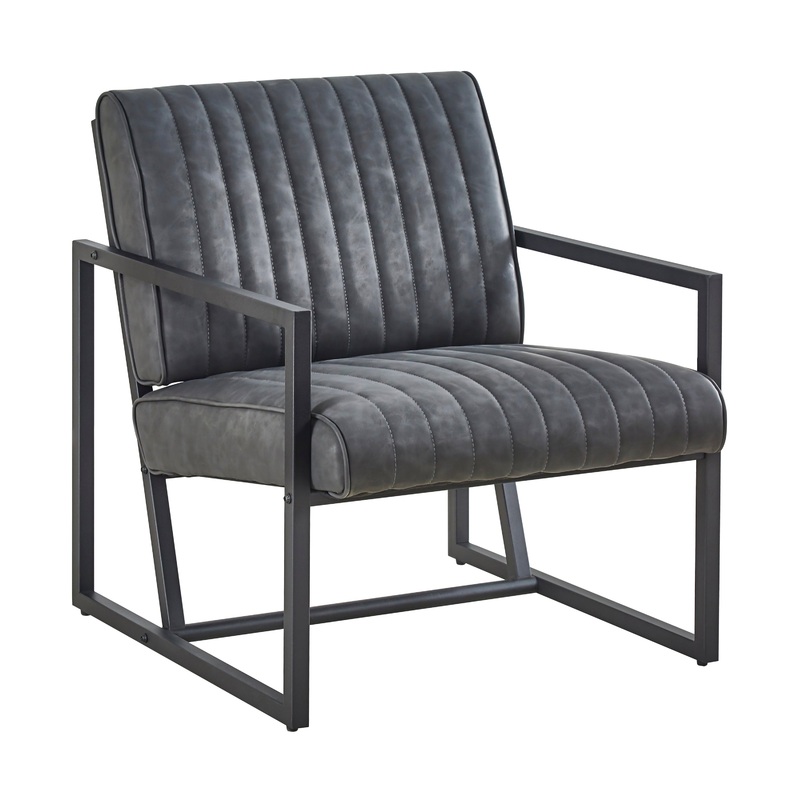 Modern design high quality PU(GREY)+ steel armchair or Kitchen, Dining, Bedroom, Living Room