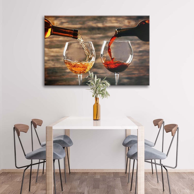Wine Party Canvas Wall Art