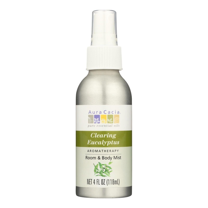 Aura Cacia - Aromatherapy Mist Eucalyptus Harvest - 4 Fl Oz - Pack of 3