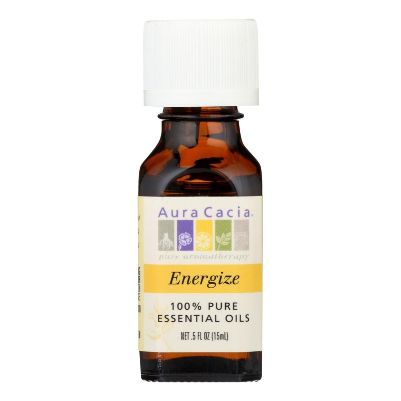 Aura Cacia Energize Pure Essential Oil 0.5 Fl Oz