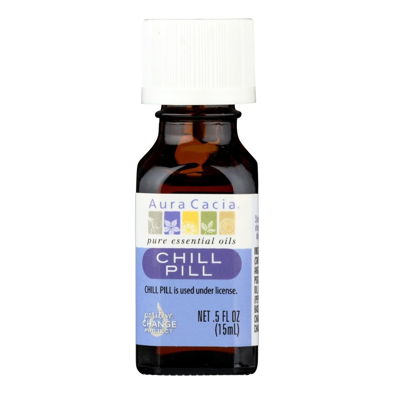 Aura Cacia Essential Solutions Chill Pill - 0.05 Fl Oz