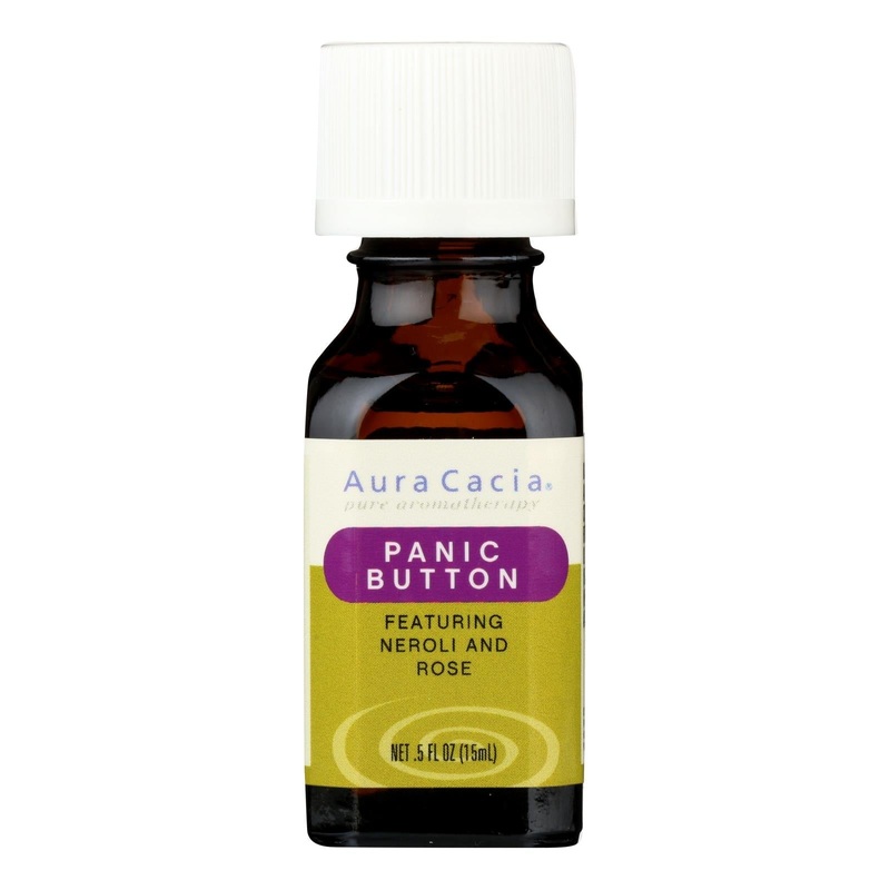 Aura Cacia Panic Button Essential Oil Blend, 0.5 Fl Oz