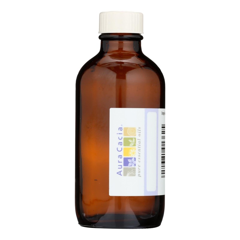 Aura Cacia Writable Label Amber Glass Bottles - 4 Oz. Pack of 6