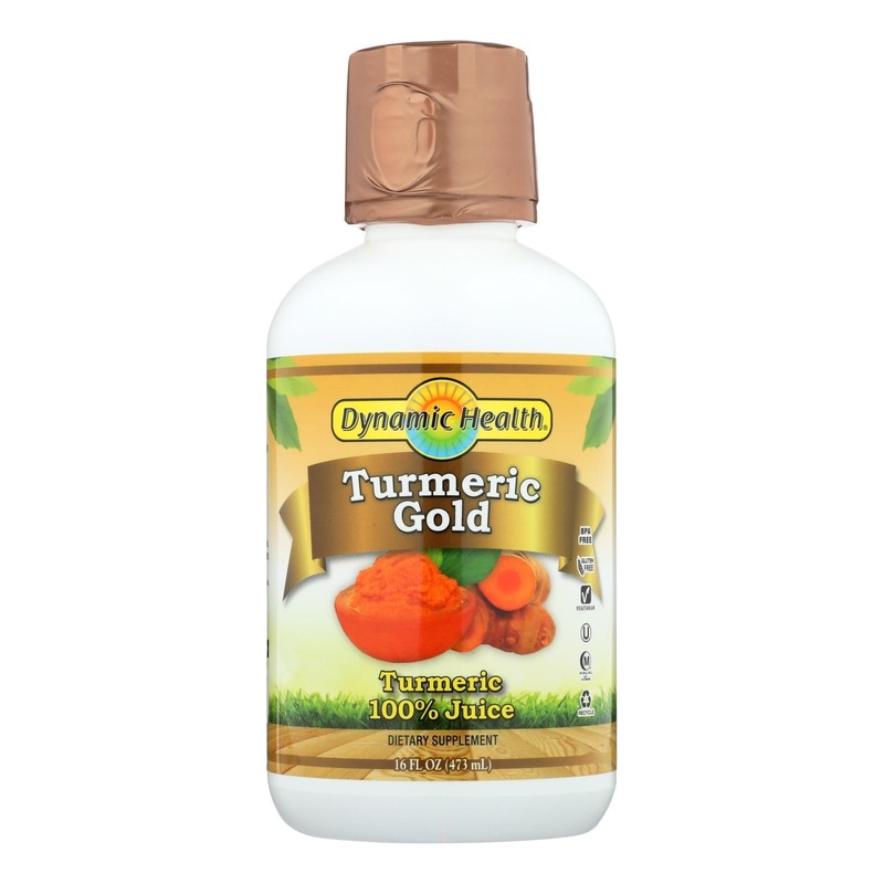 Dynamic Health Turmeric Gold Juice, 16 Oz (Pack of 6)
