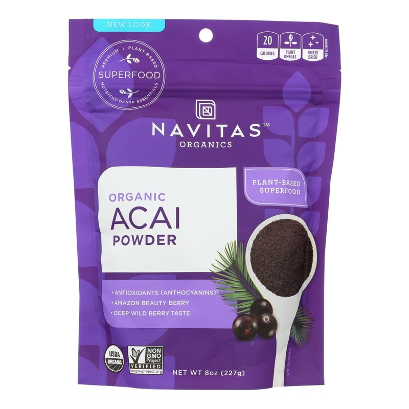 Navitas Naturals Organic Freeze-dried Acai Powder, 8 Oz Pack