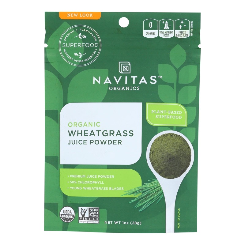 Navitas Naturals Organic Wheat Grass Powder, 1 Oz (Pack of 6)