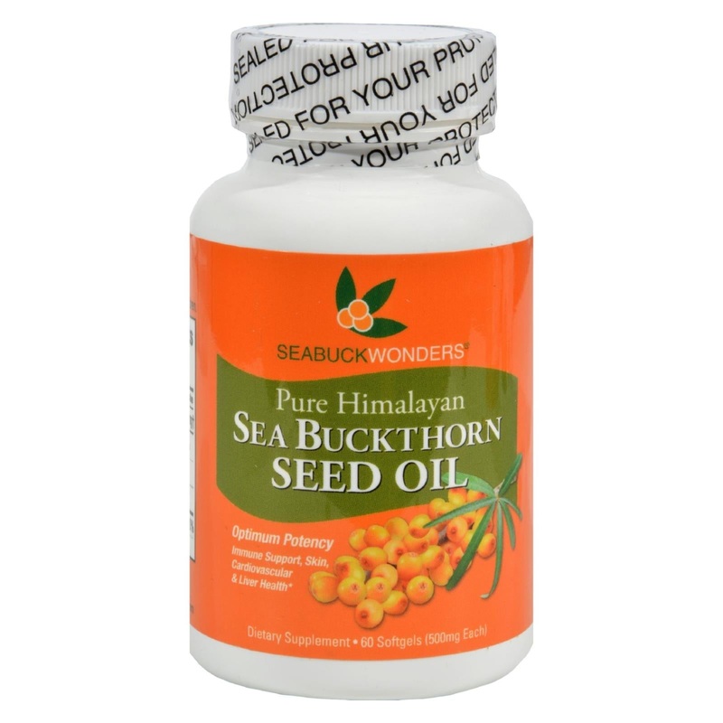 Seabuck Wonders Sea Buckthorn Seed Oil (500mg - 60 Softgels)