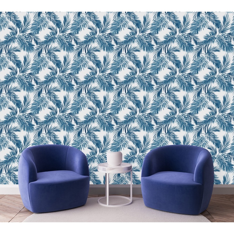 Blue Plant's Leaves Wallpaper