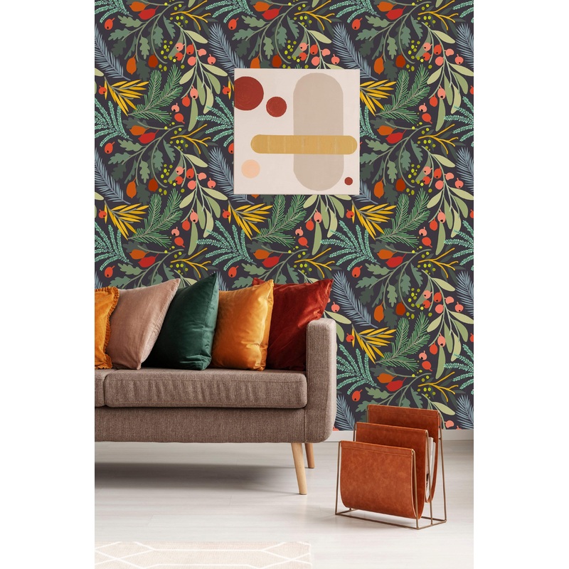 Botanical Background Wallpaper