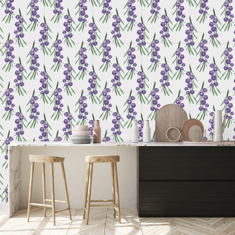 Fashionable Blueberry Wallpaper Fashionable