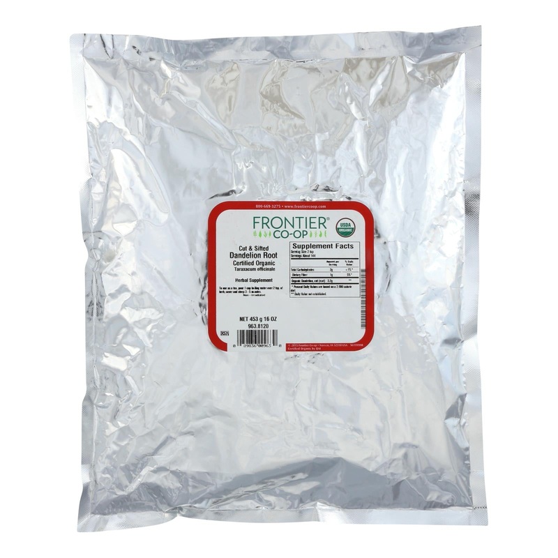 Frontier Herb - Organic Dandelion Root (1 lb. Cut & Sifted)