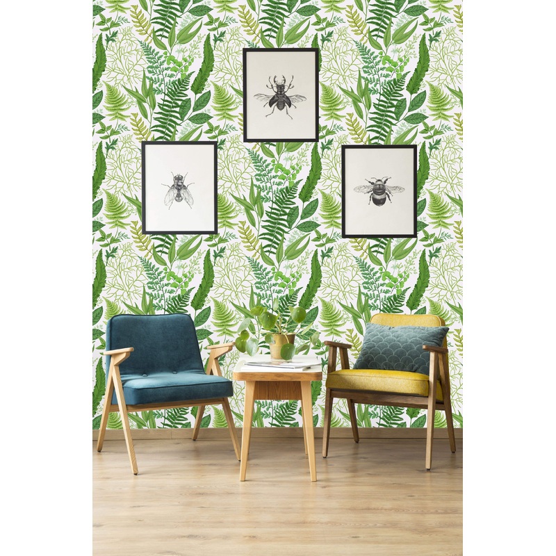 Green Leafy Wallpaper