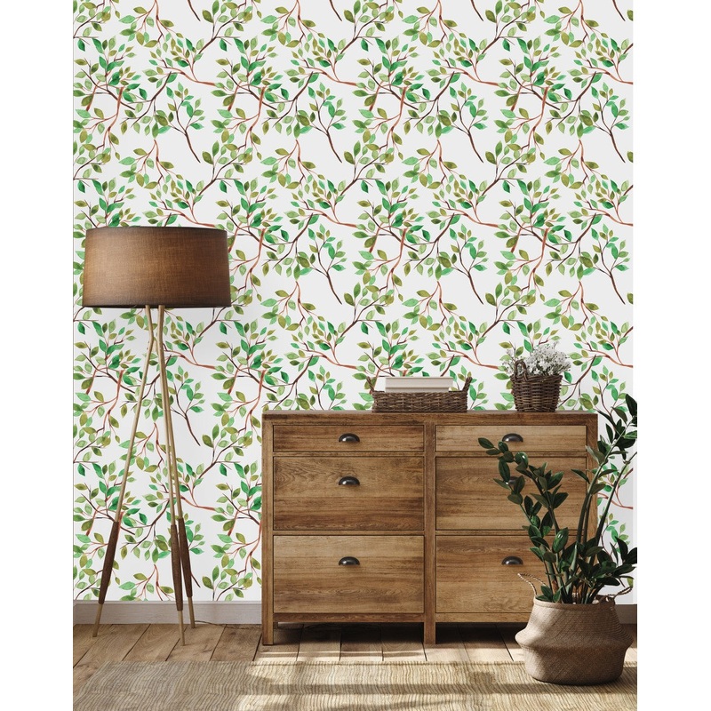 Modish Tree Branches Wallpaper Chic