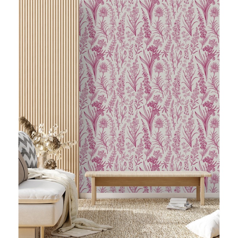 Botanical Graphic Wallpaper