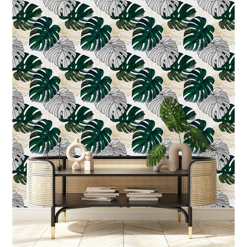 Modish Monstera Wallpaper Fashionable